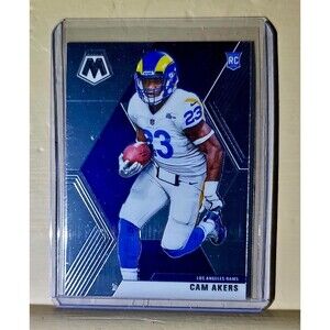 Cam Akers 2020 Panini Mosaic NFL #221 Rookie Football Card Los Angeles Rams